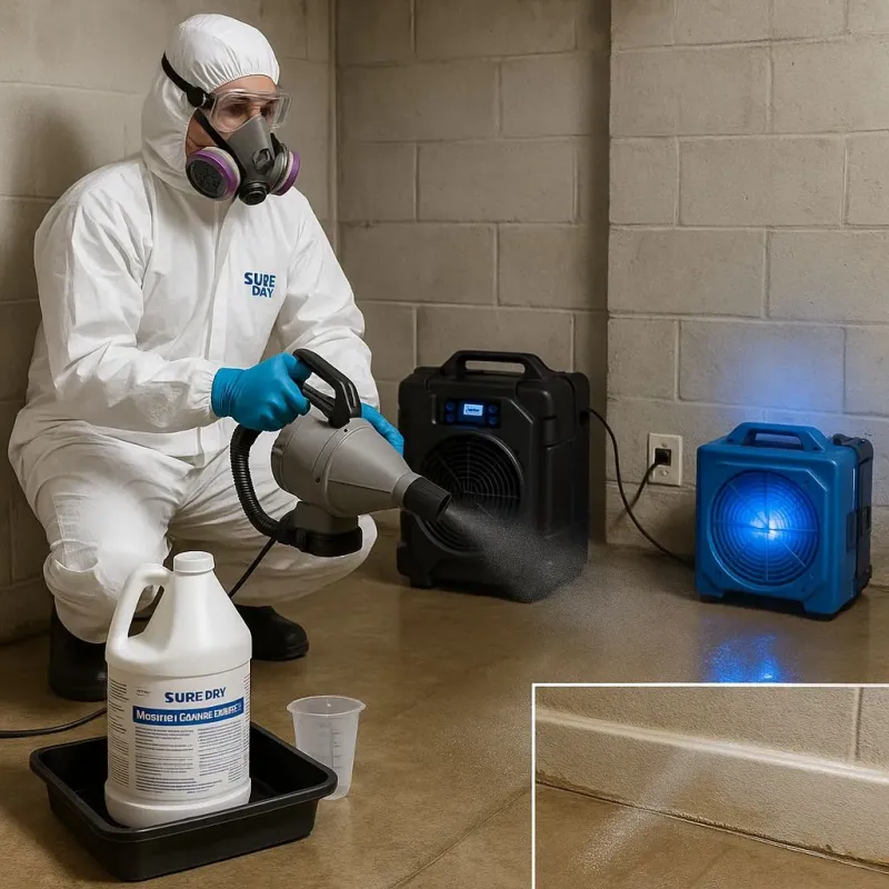 Sanitization and Odor Removal process in Chesterville, ME