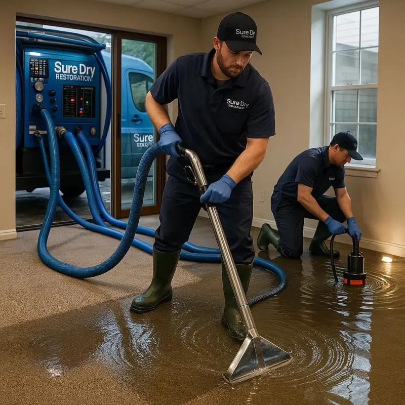 Water Extraction and Removal process in Chesterville, ME